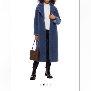 Stand Studio Camille Cocoon Faux Shearling Coat